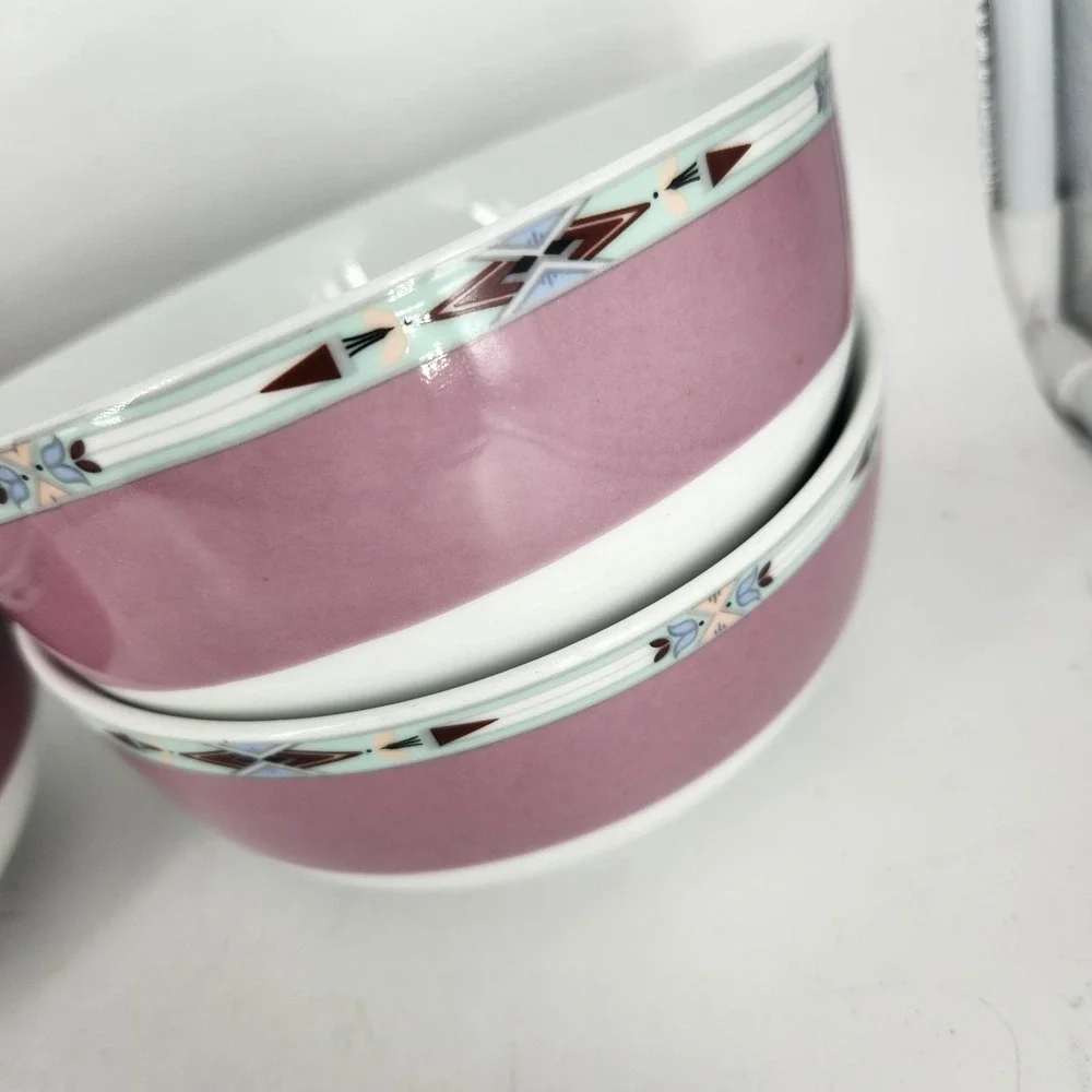 (4) Spode Formal Deco 6